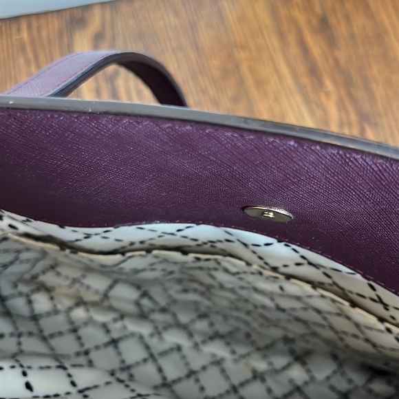 Kate Spade Deep Wine Coloured Purse Tote Bag - Picture 7 of 9